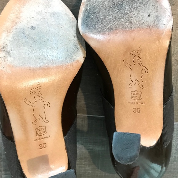 Marni Chocolate Brown Patent Leather Pumps - Picture 3 of 6